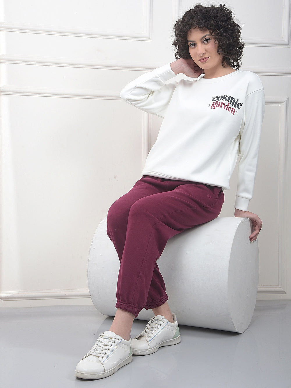 Comfy Wine Fleece Joggers