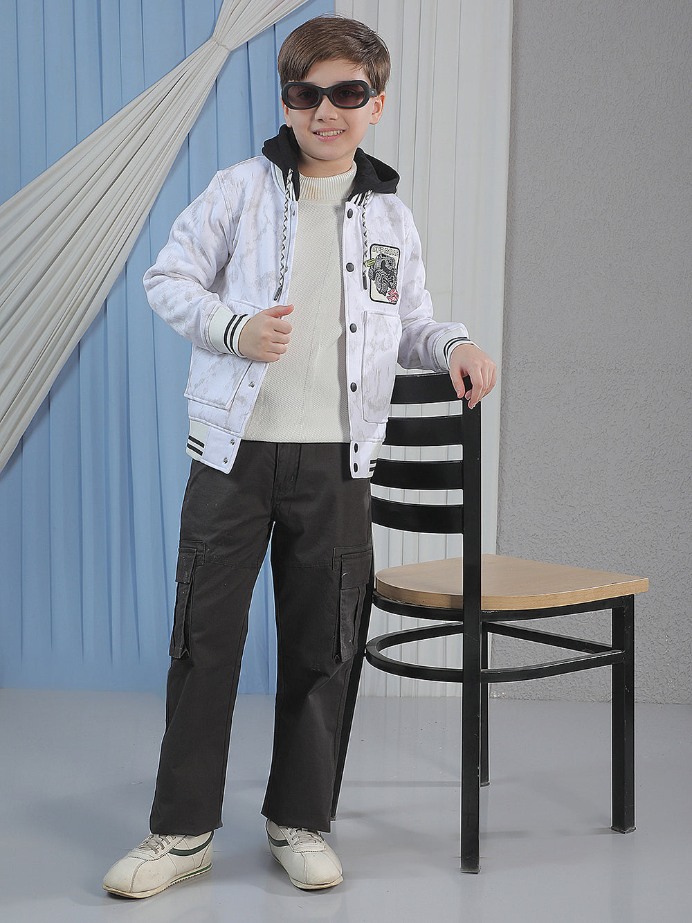 Contemporary Slate Grey Cargo Trousers