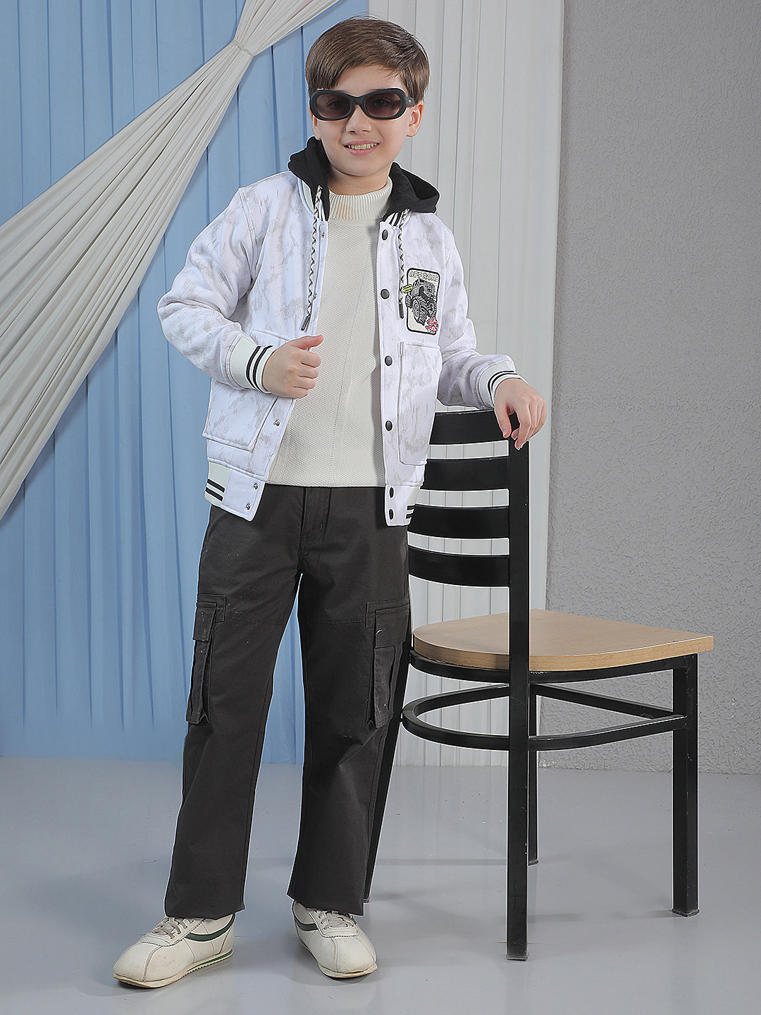Contemporary Slate Grey Cargo Trousers