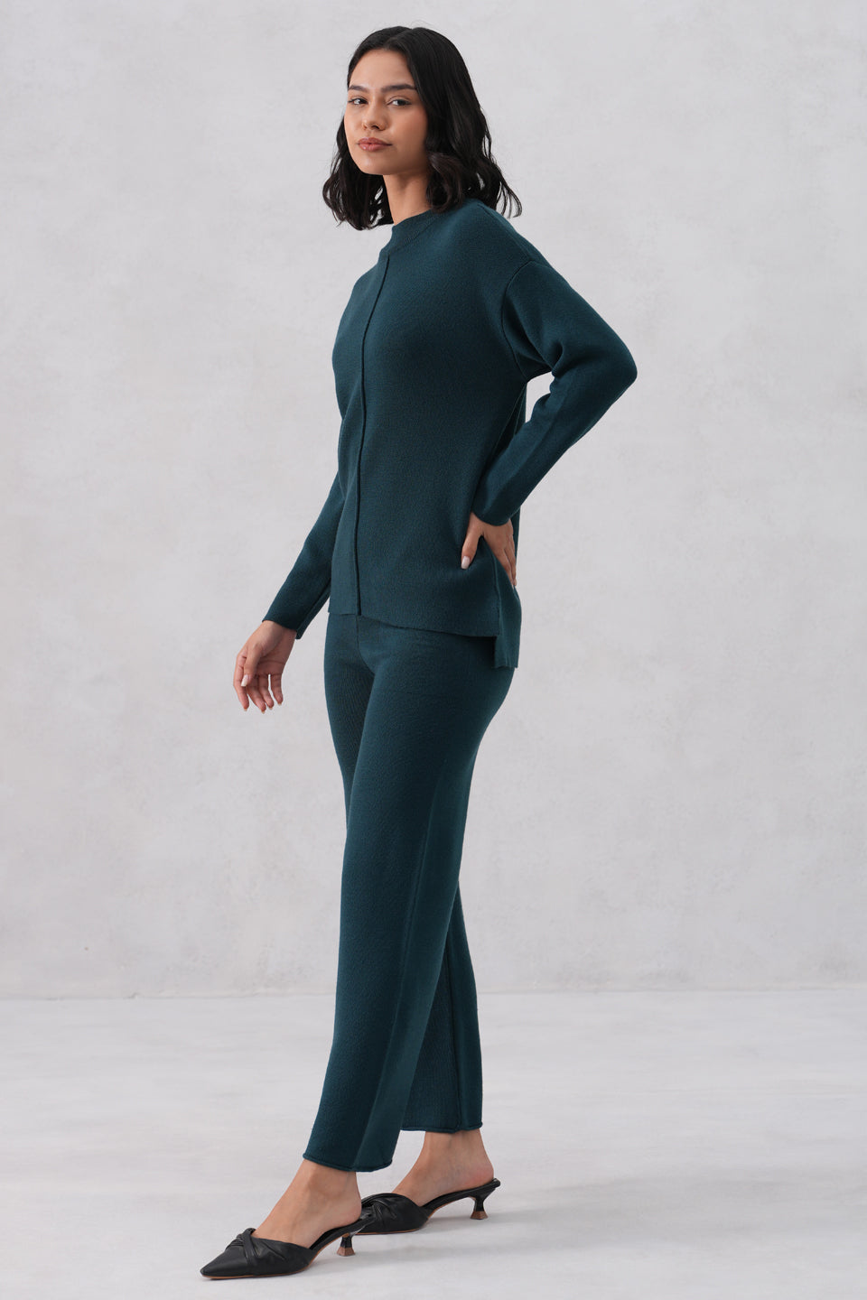 Deep Green Relaxed Co-Ord Set