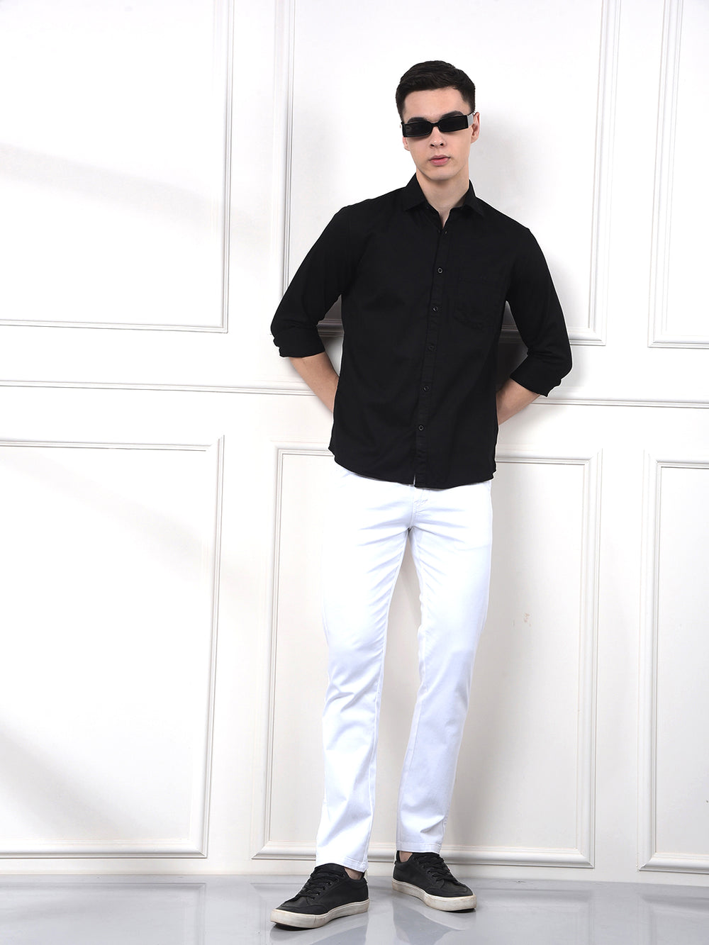 Shadow Black Formal Shirt