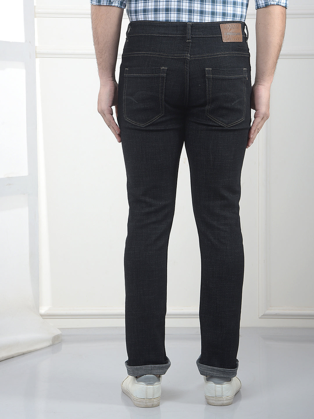 Jet Black Stretch Jeans