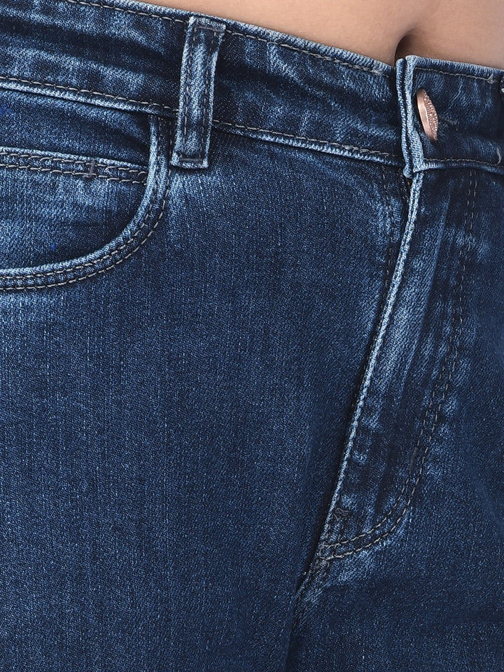 Tailored Edge Blue Bootcut Jeans