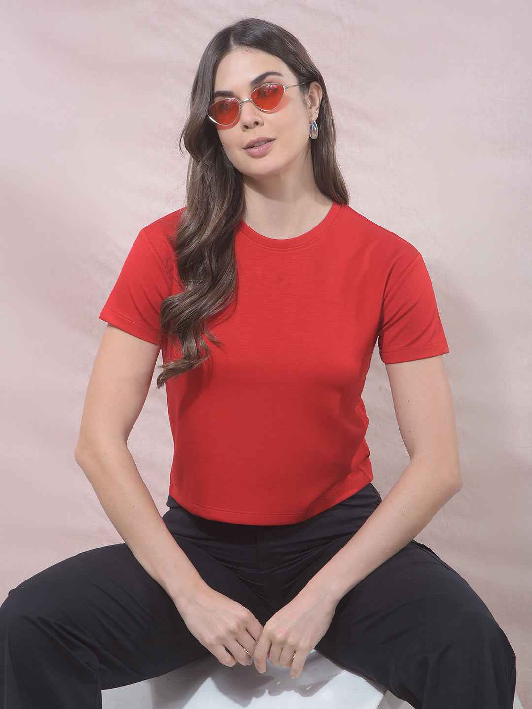 GlideRuby Fitted Crop Top