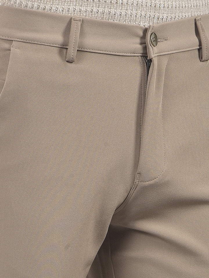 Khaki Korean Fit Trousers