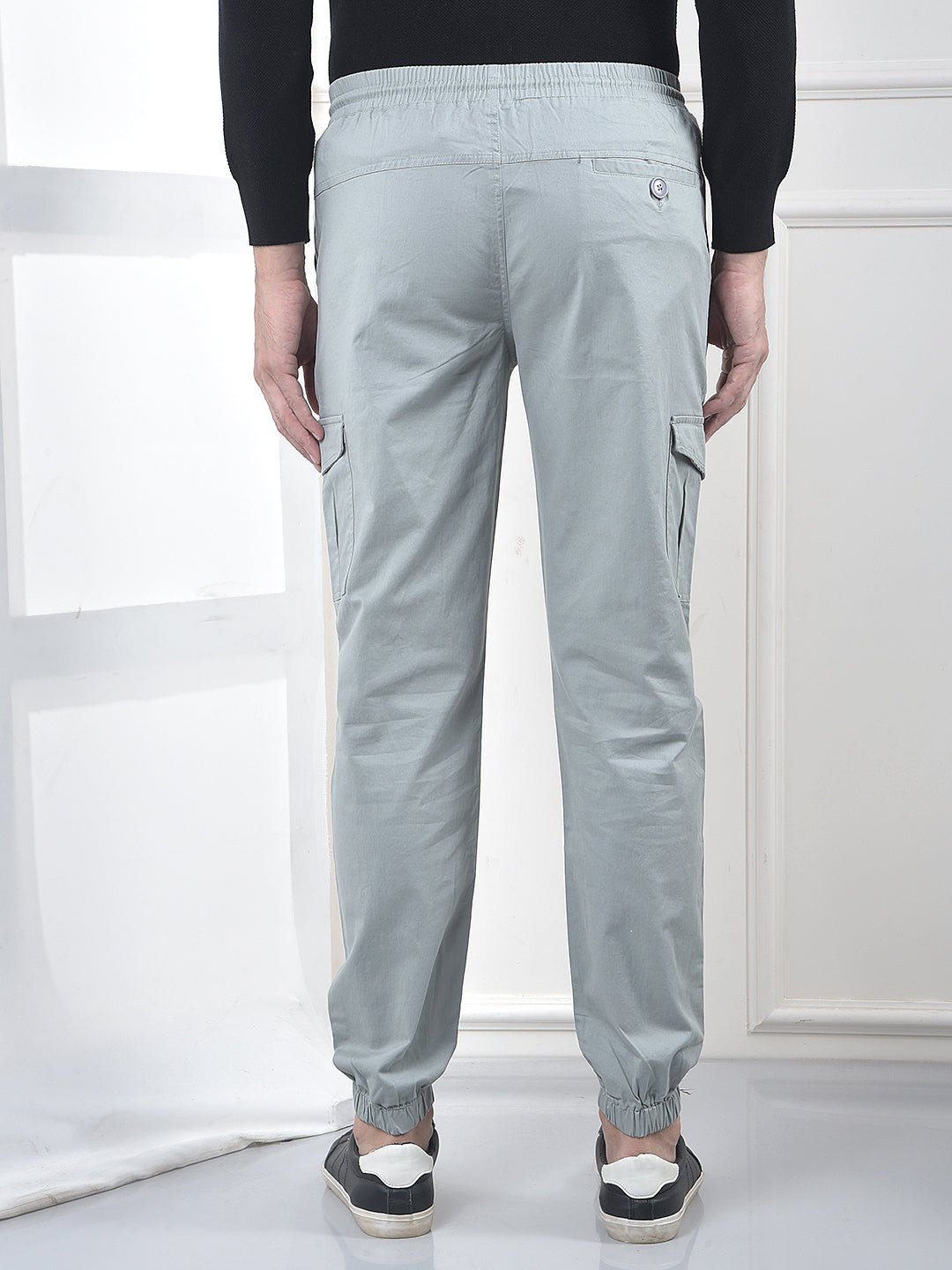 Radiant Grey Cargo Joggers