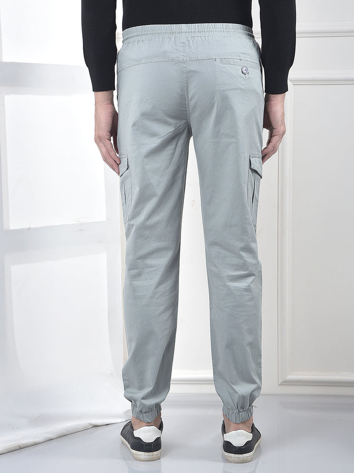 Radiant Grey Cargo Joggers