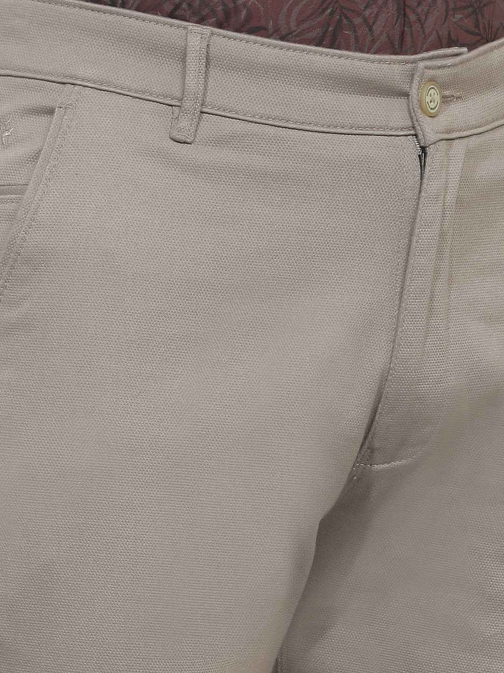 Classic Beige Casual Trousers