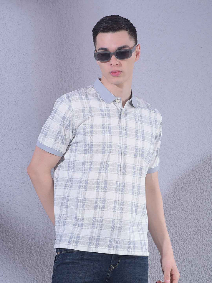 Grey Floral Print T-Shirt