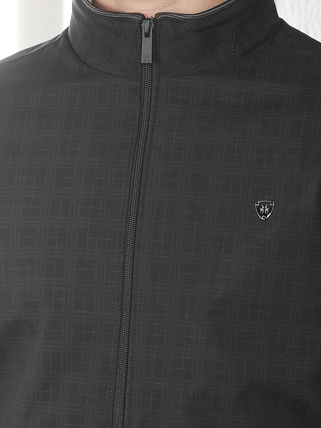 Relaxed Void Black Checked Jacket