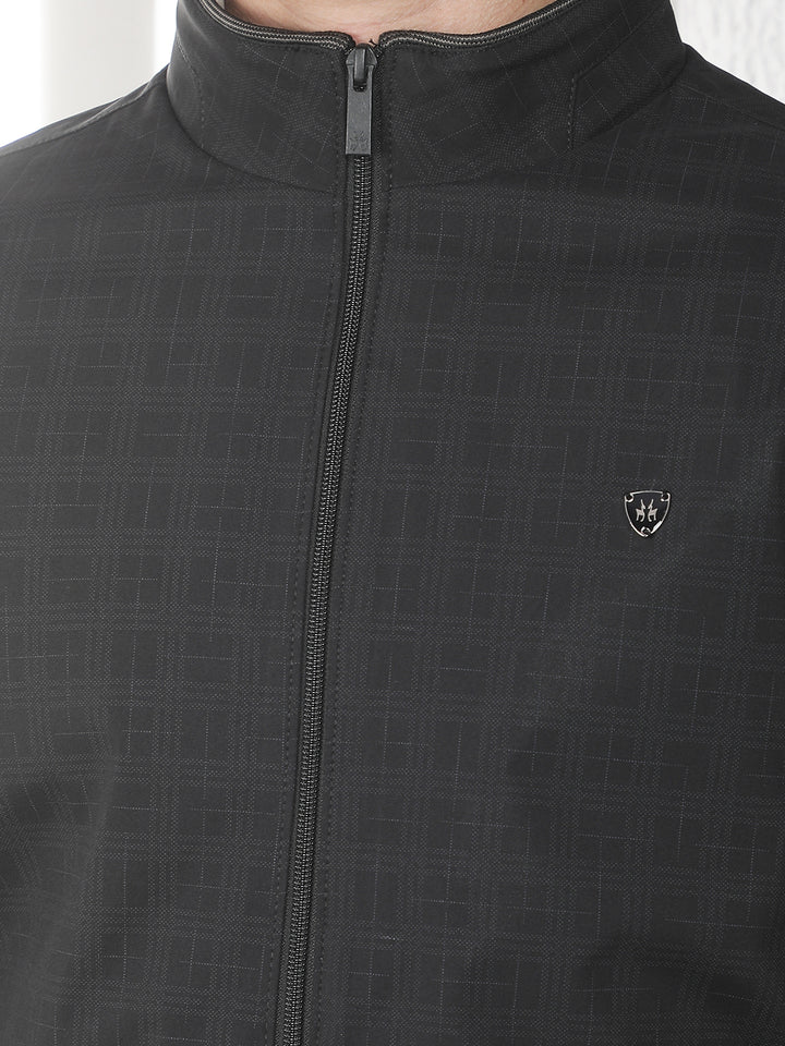 Relaxed Void Black Checked Jacket