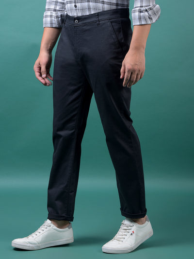 Black Printed Trousers