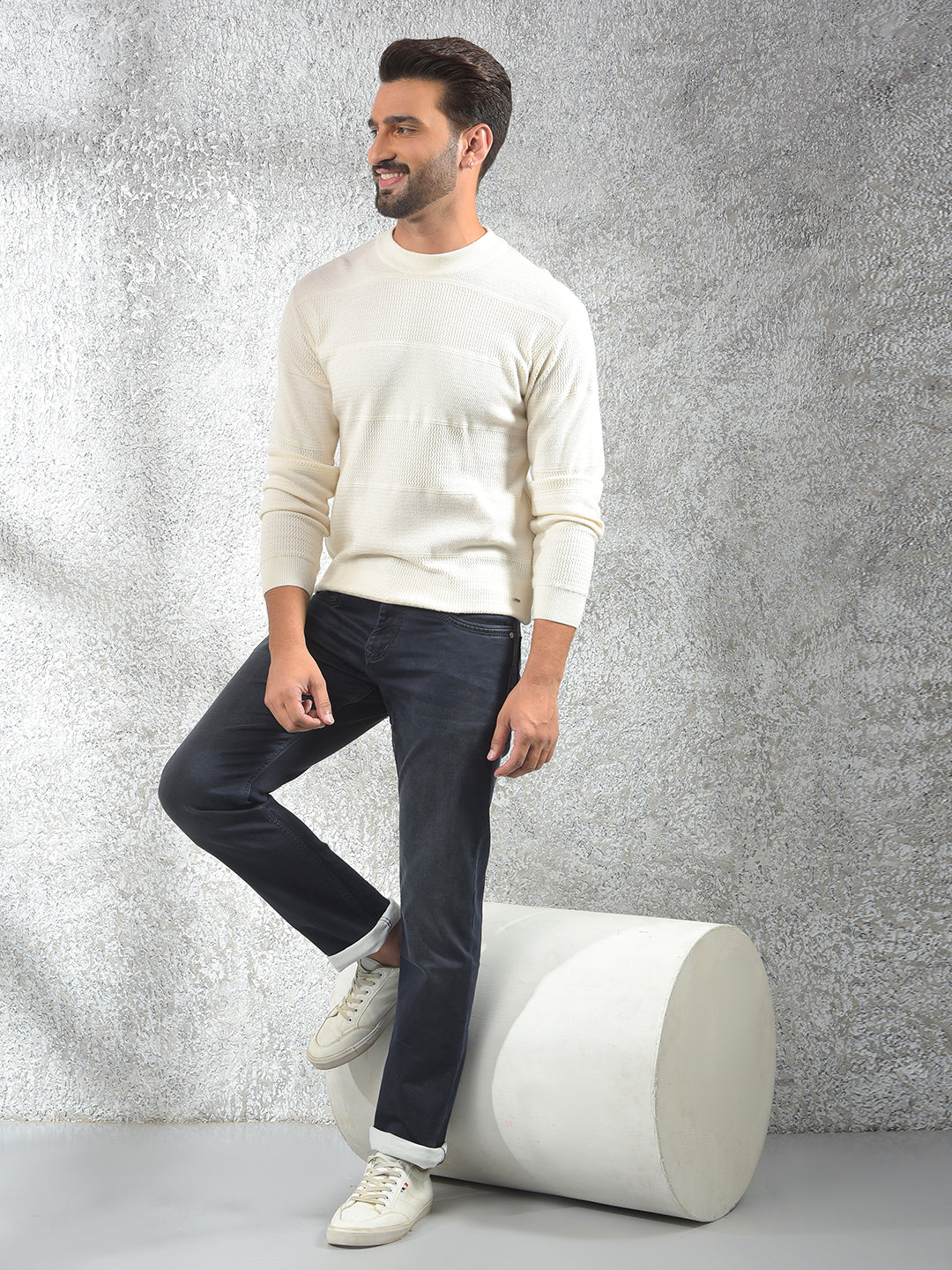 Versatile Blue Denim Jeans-Men Jeans-Crimsoune Club