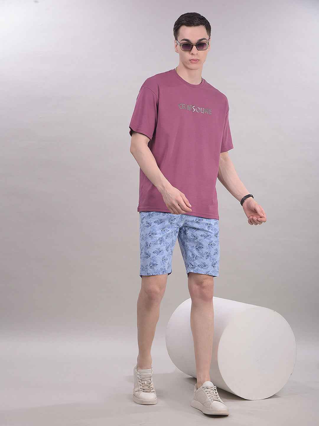 UrbanMist Blue Botanic Shorts