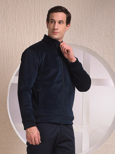 Navy Blue Stylish Sweatshirt