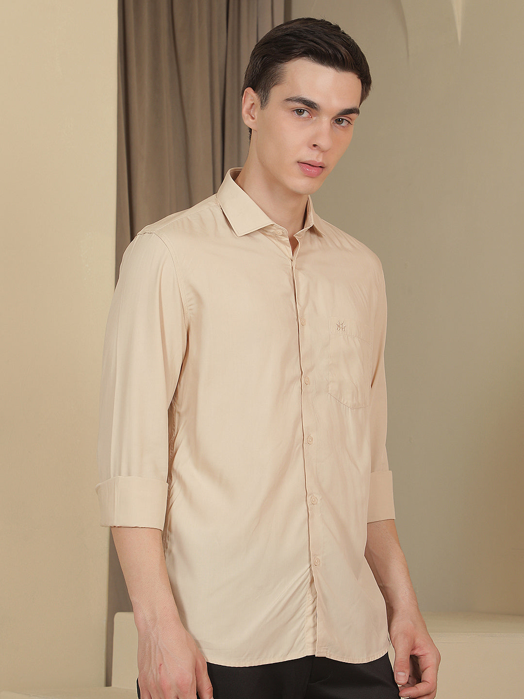 Sand Beige Modal Shirt