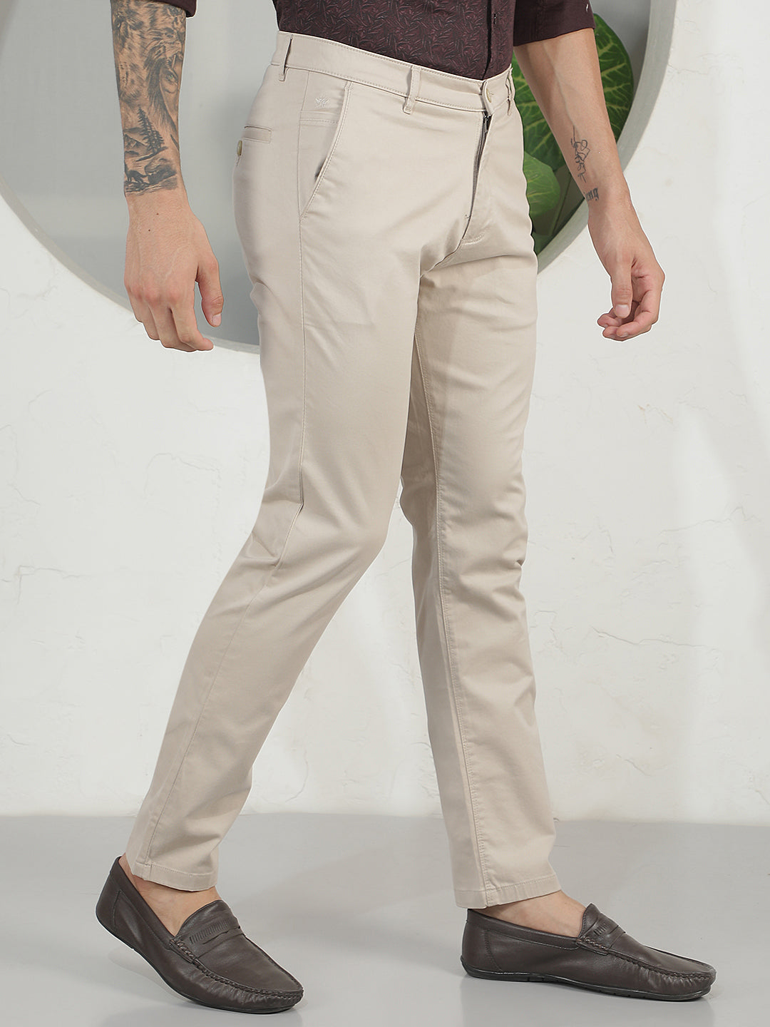 Coastal Dune Beige Trousers