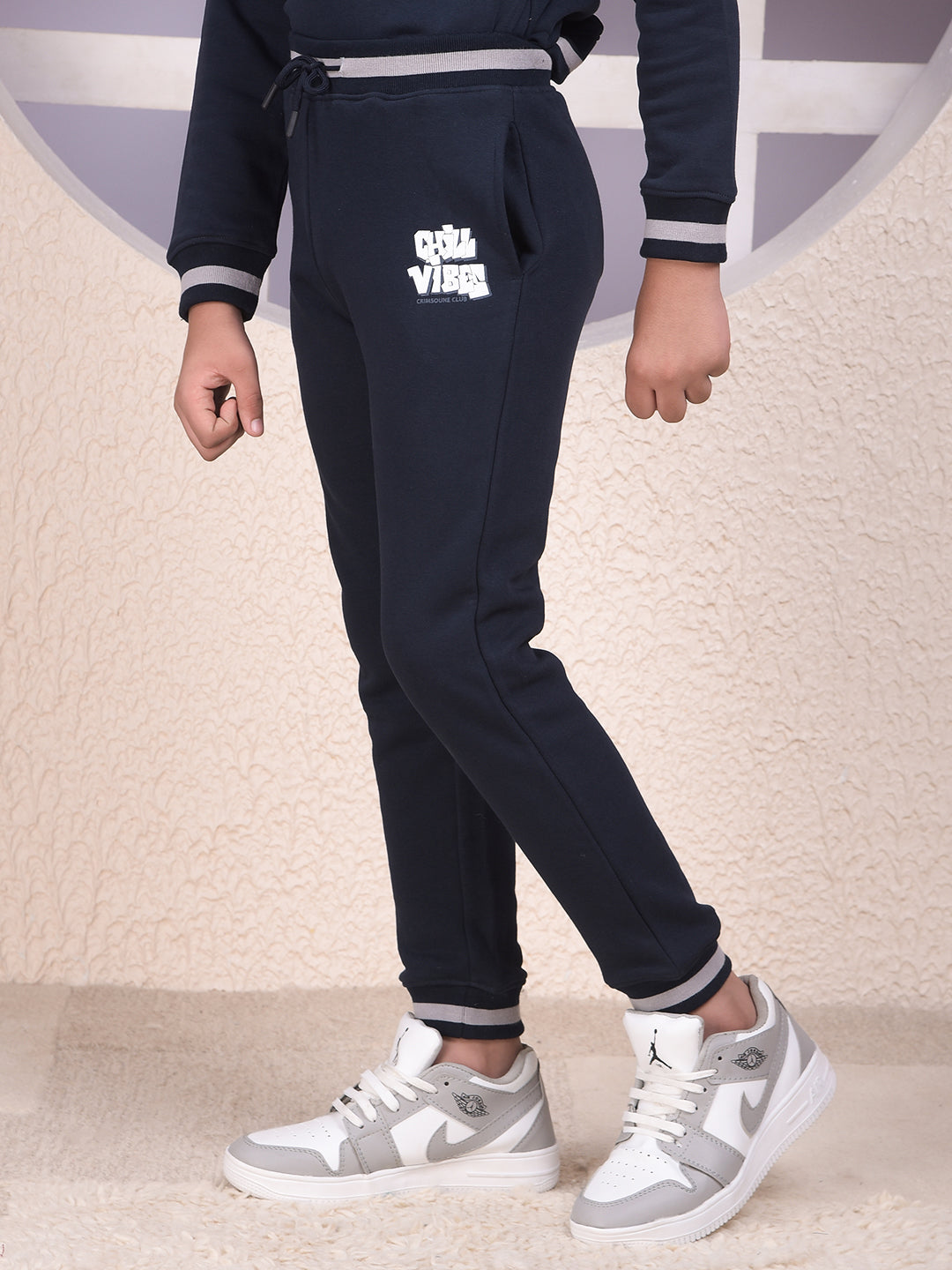 Infinite Comfort Navy Blue Joggers