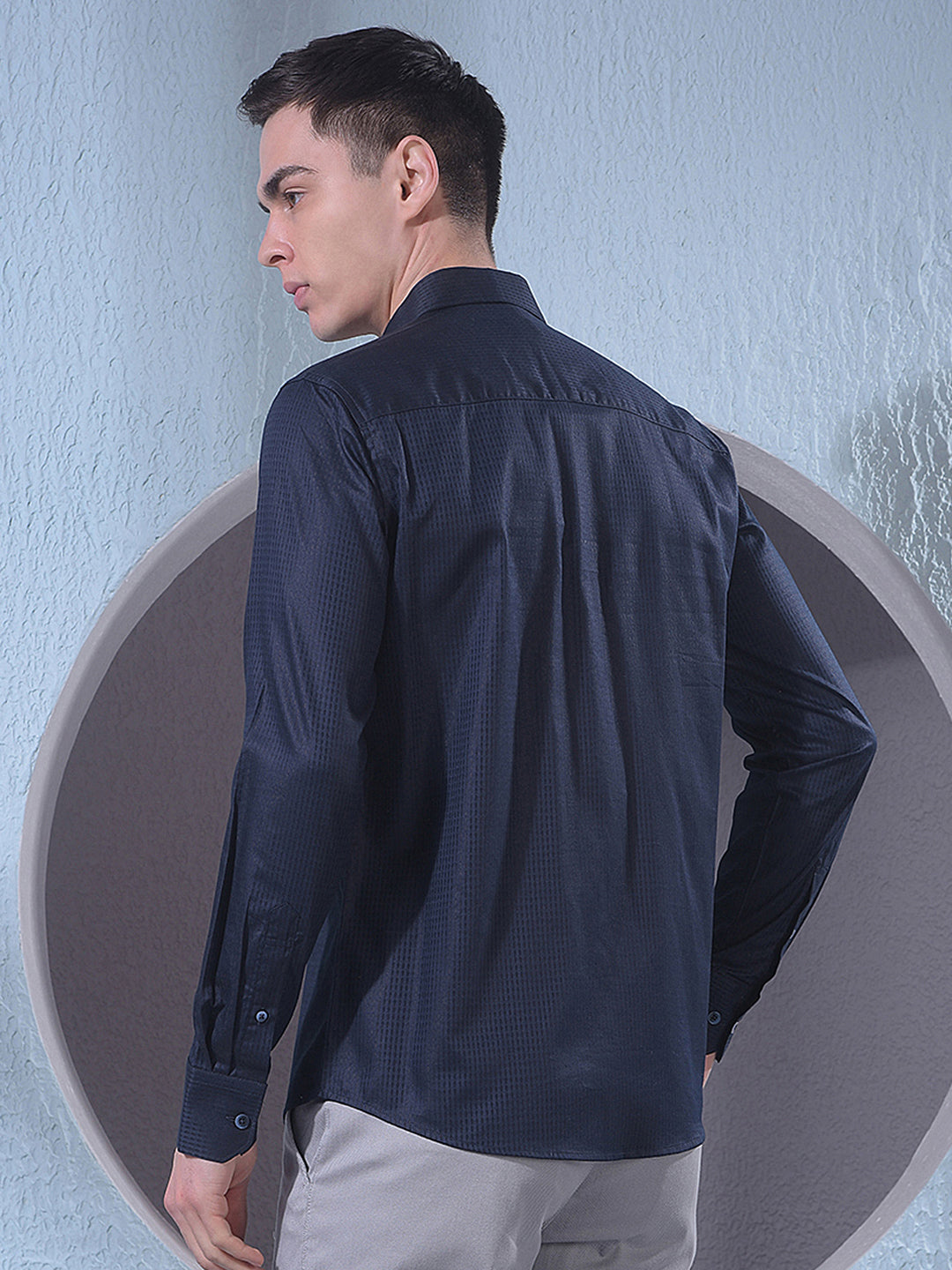 Classic Navy Blue Shirt