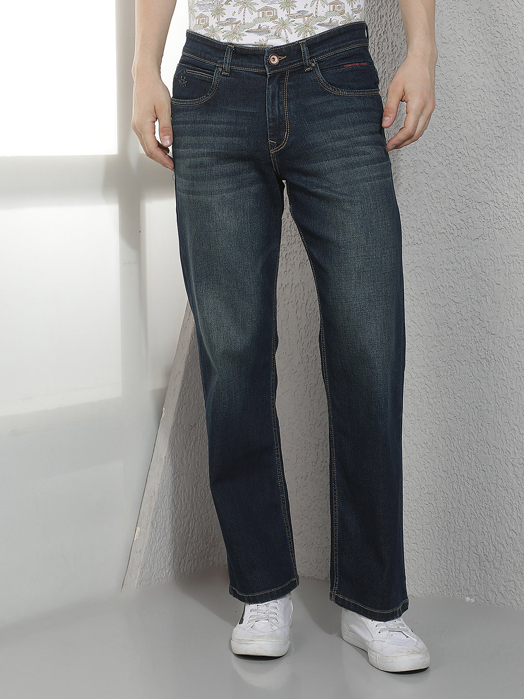 Storm Blue Baggy Jeans
