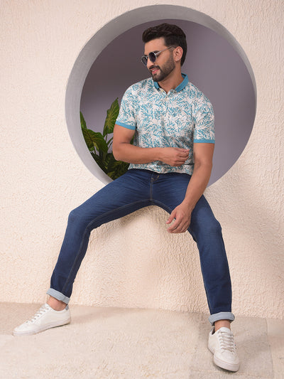 Urbanedge Slim Dark Wash Blue Jeans