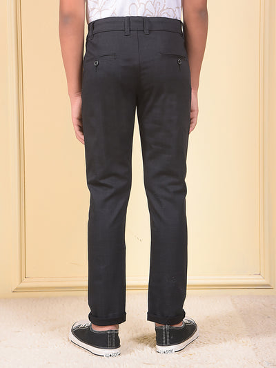 Black Printed Trousers