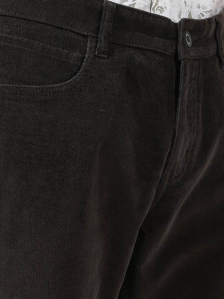 Modern Forest Olive Corduroy Trousers