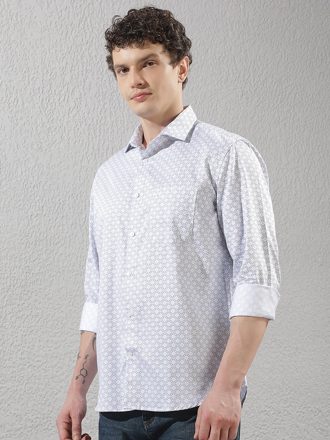White Polka Dots Shirt