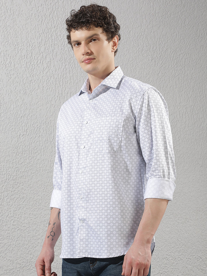 White Polka Dots Shirt