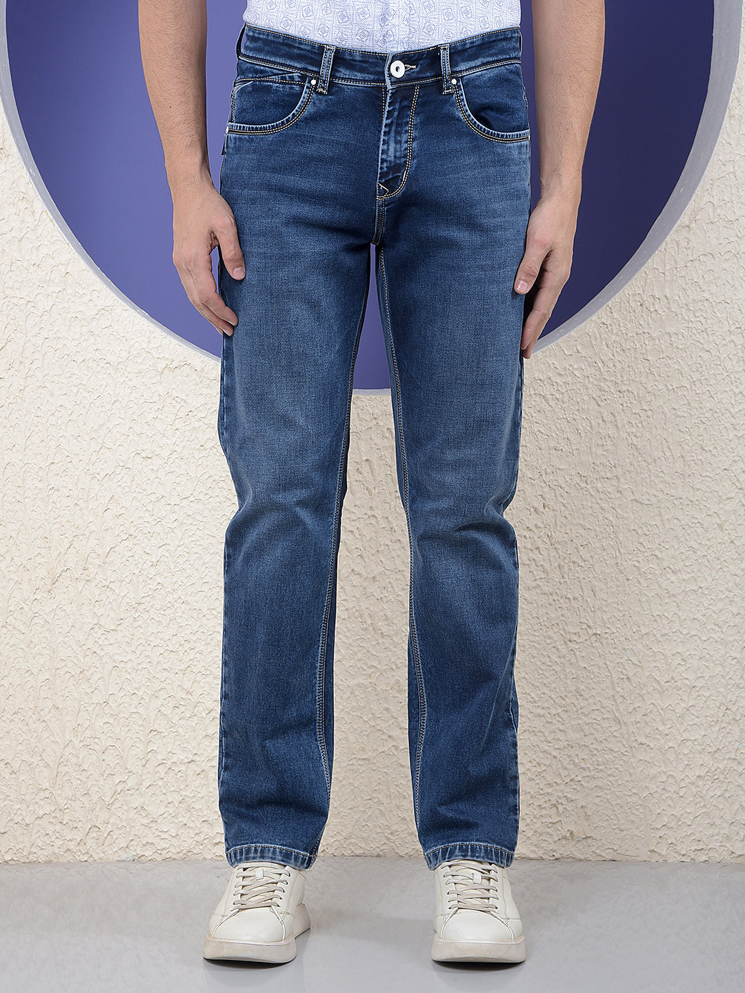 Blue Relaxed Street Jeans