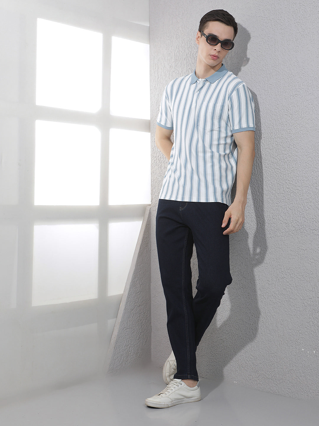 Sleek Deep Navy Navy Blue Jeans
