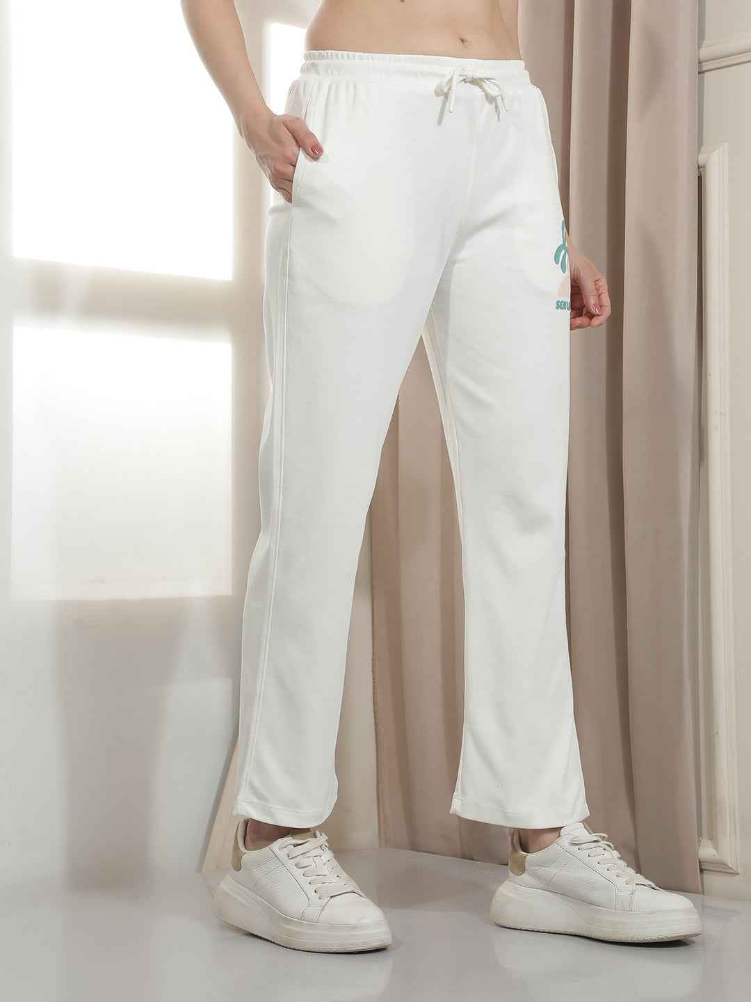 Off White Graphic Print Trackpants