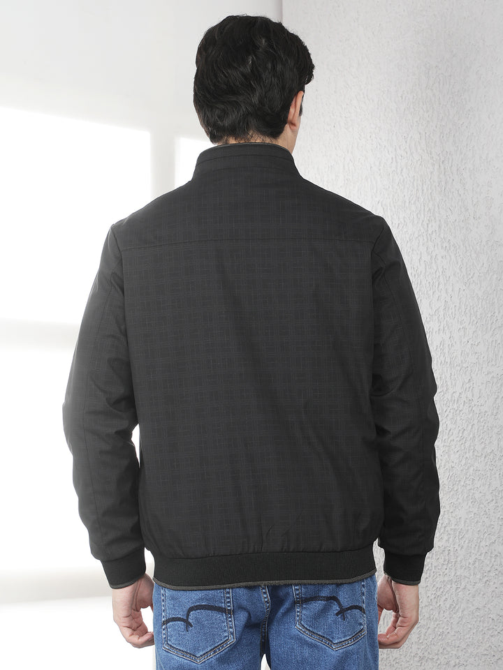 Relaxed Void Black Checked Jacket