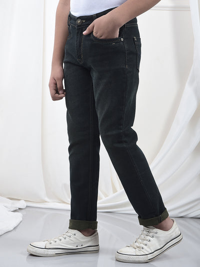 Athleisure Navy Blue Jeans
