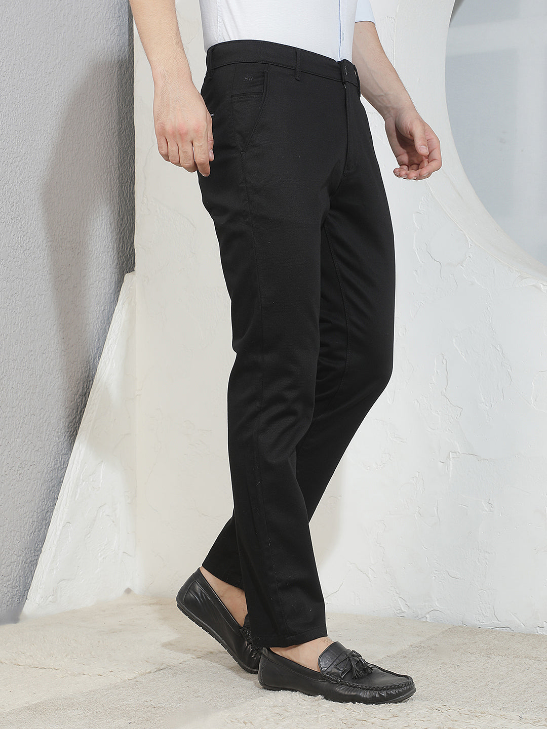 Carbon Charcoal Black Trousers