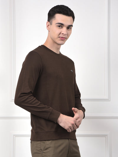 Snatched Brown 100% Cotton Sweatshirt