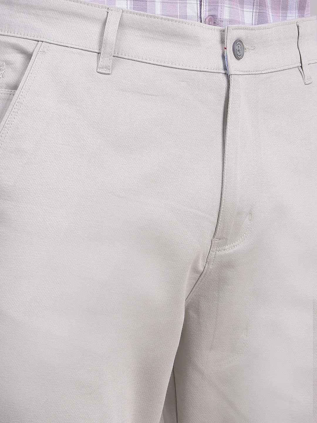 Beige Chinos Trousers