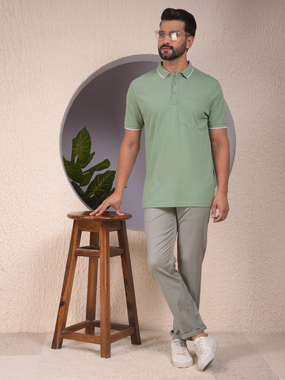 Urban Sage Chinos Green Trousers
