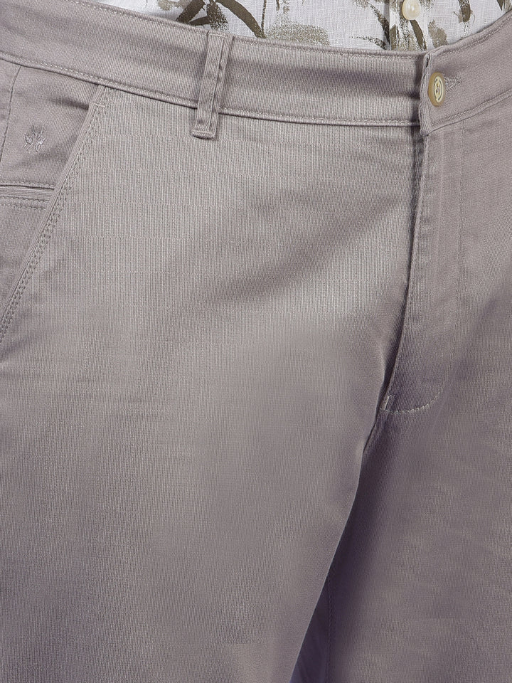 Khaki Printed Trousers