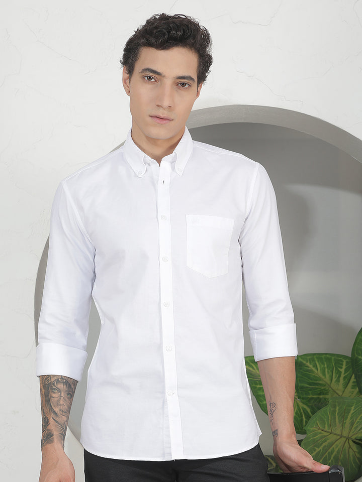 White 100% Cotton Shirt