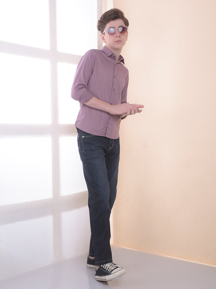 Chic Regal Purple Shirt