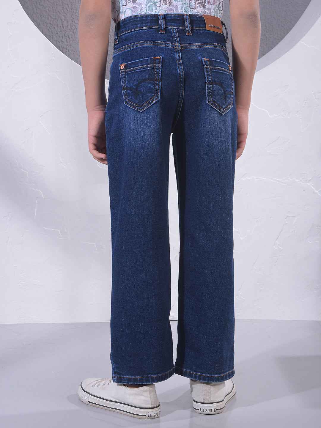 Indigo Blue Baggy Street Jeans