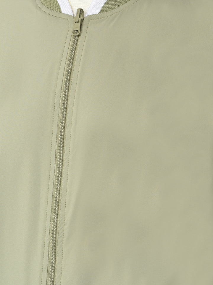 Minimalist Design Green Reversible Jacket