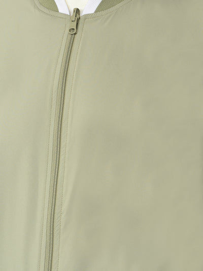 Minimalist Design Green Reversible Jacket