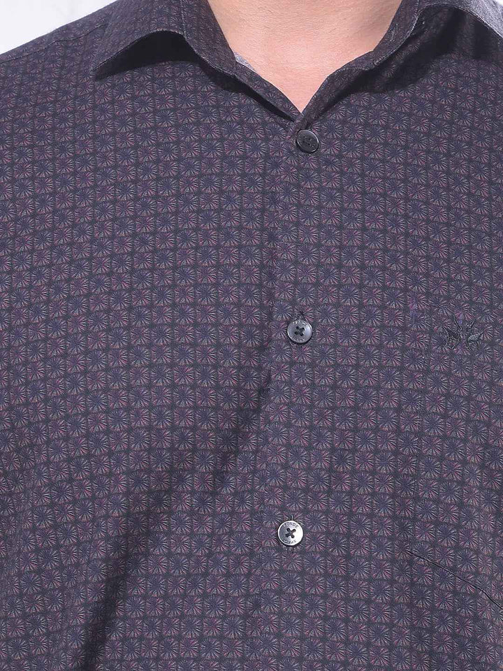 Multi-Color Printed 100% Cotton Shirt