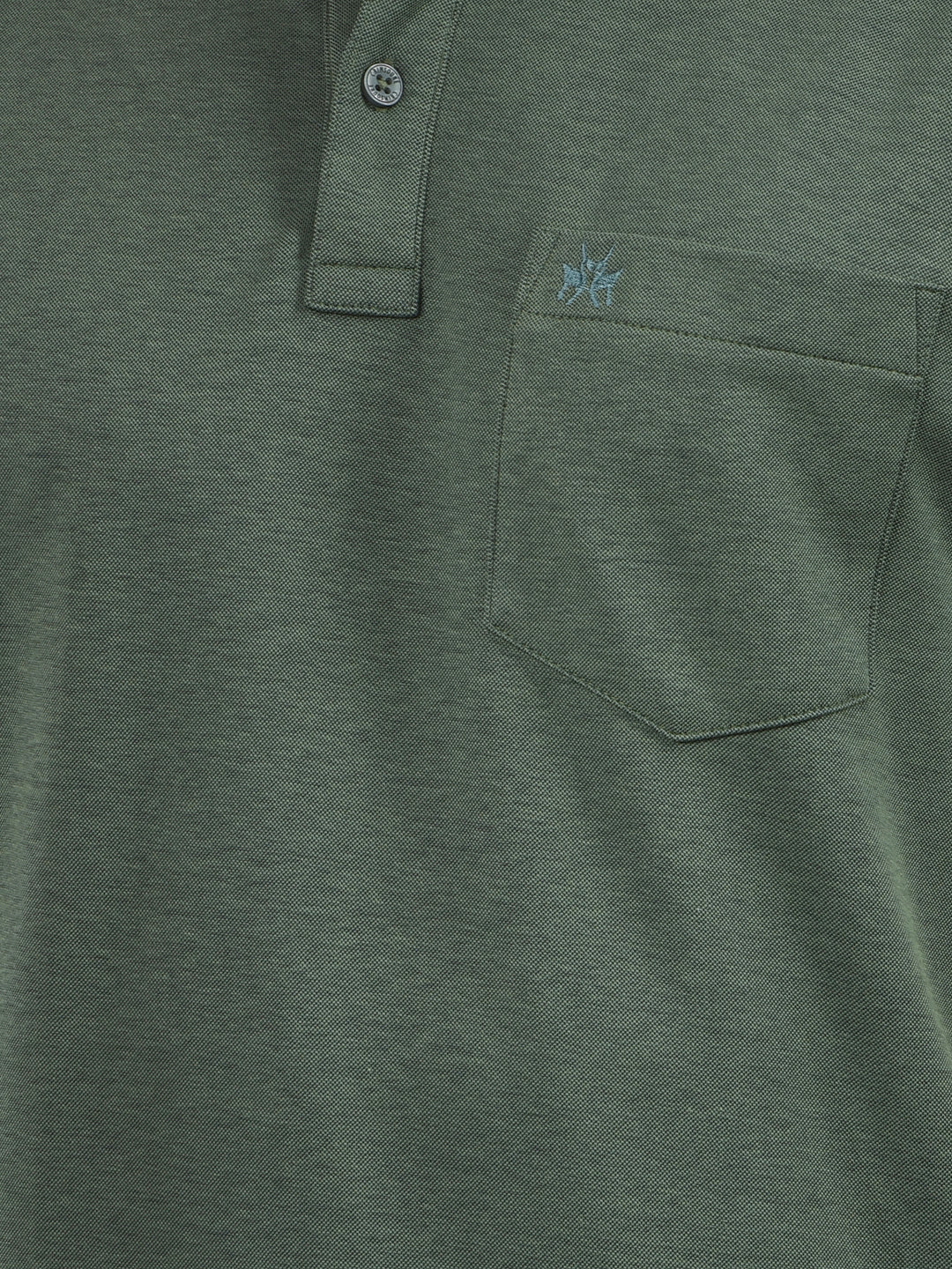 Green Polo Neck T-Shirt-Men T-Shirts-Crimsoune Club