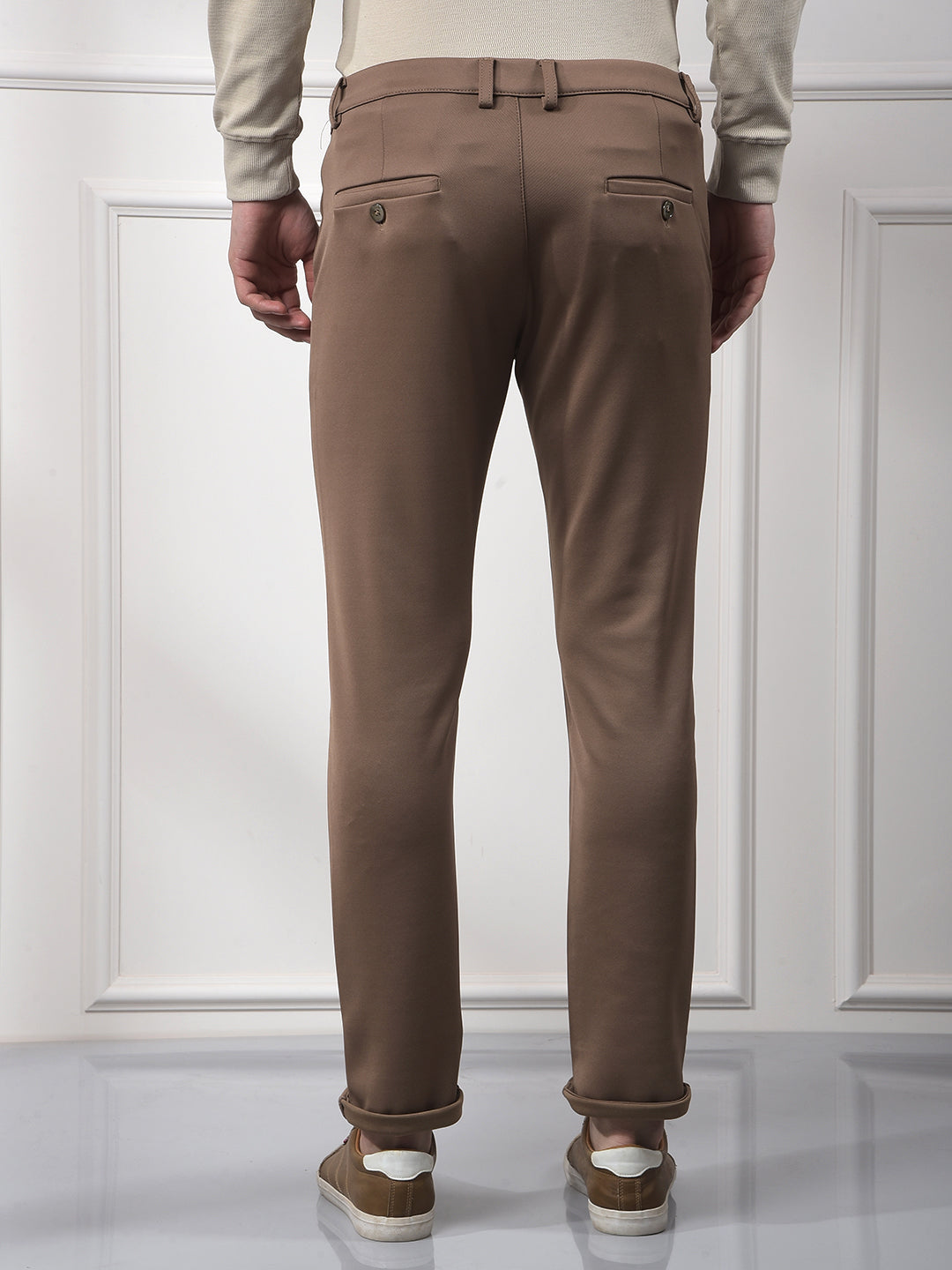Brown Knitted Trousers