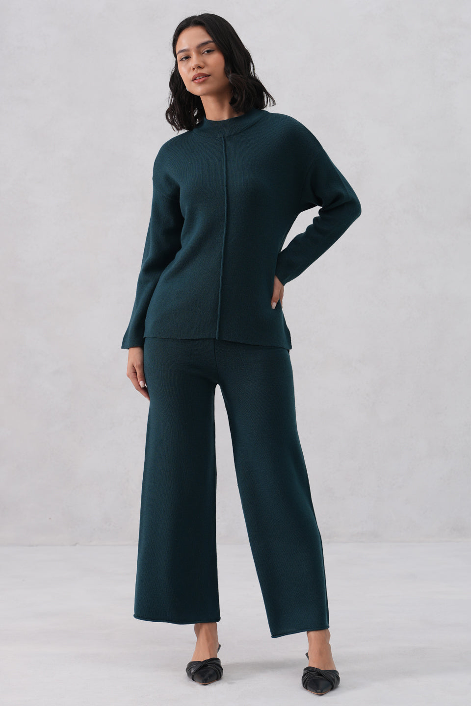 Deep Green Relaxed Co-Ord Set