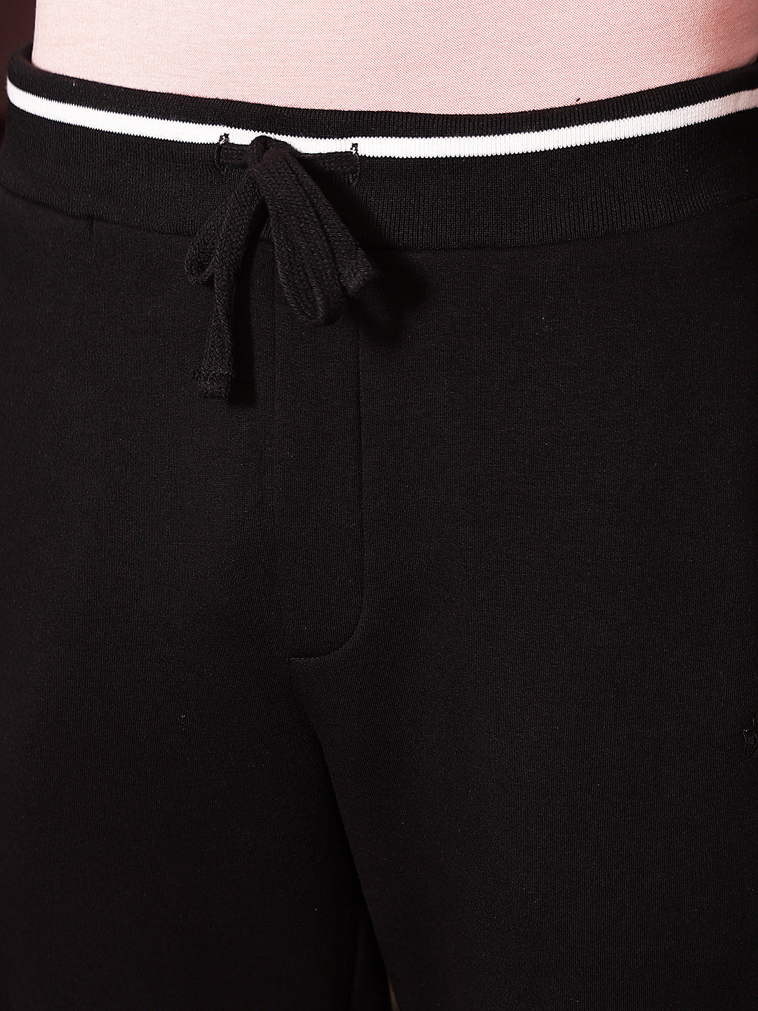 Contemporary Jet Black Trackpants