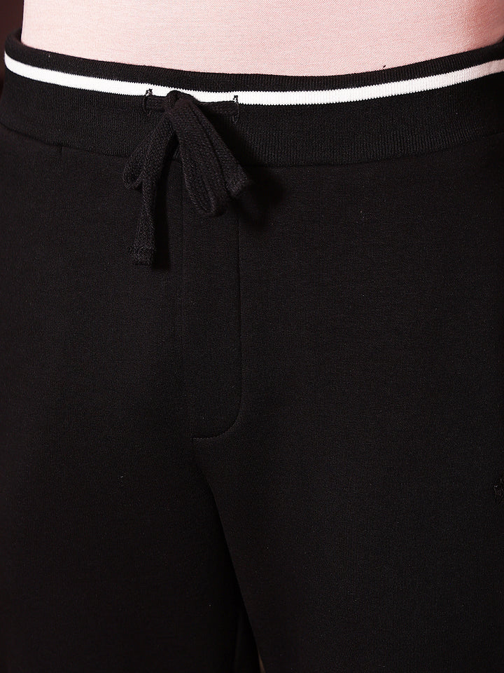 Contemporary Jet Black Trackpants